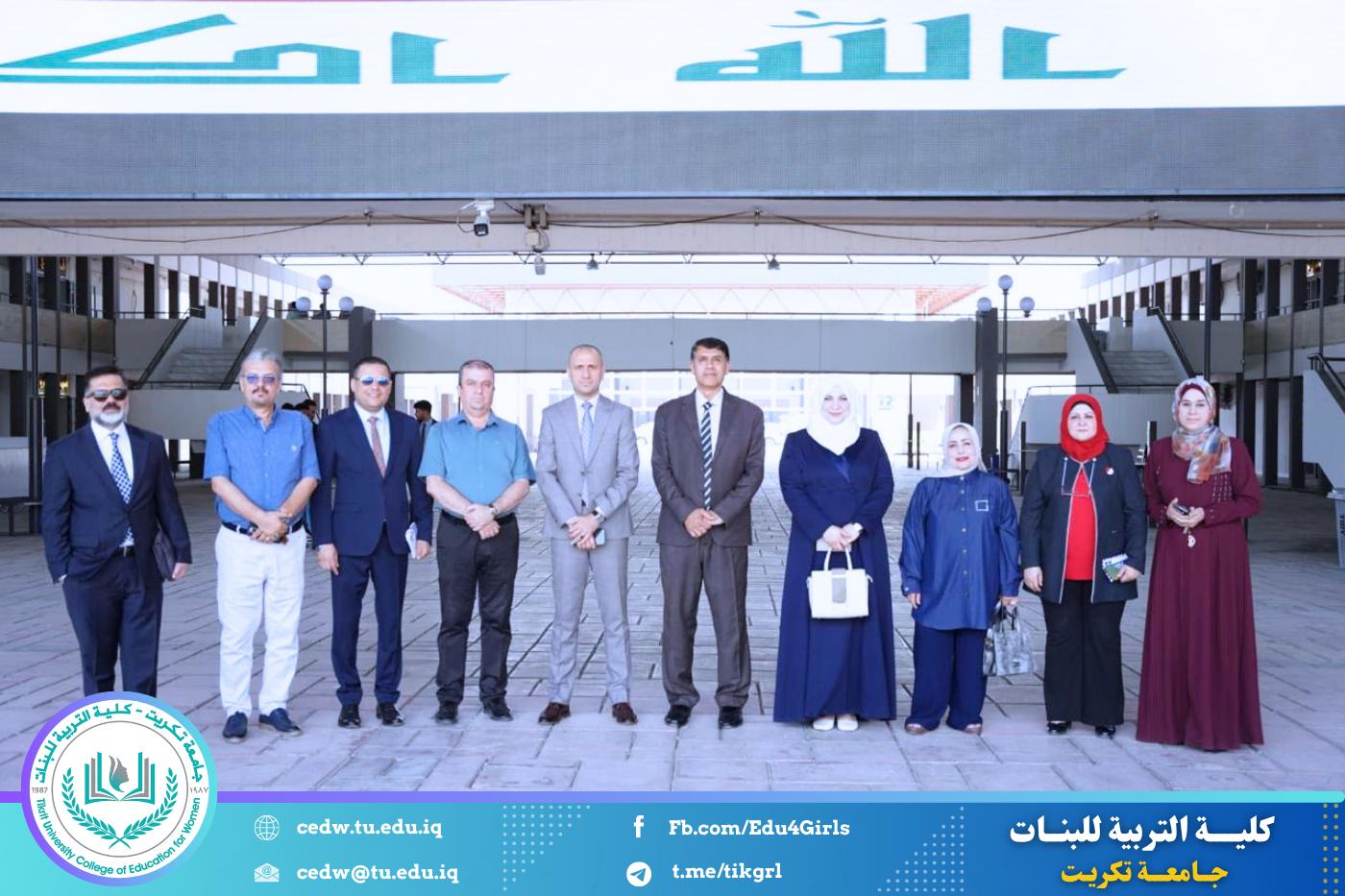 تدريسي من كلية التربية للبنات يشارك عضواً في لجنة وزارية لتأييد استحداث دراسة الماجستير بجامعة الموصل